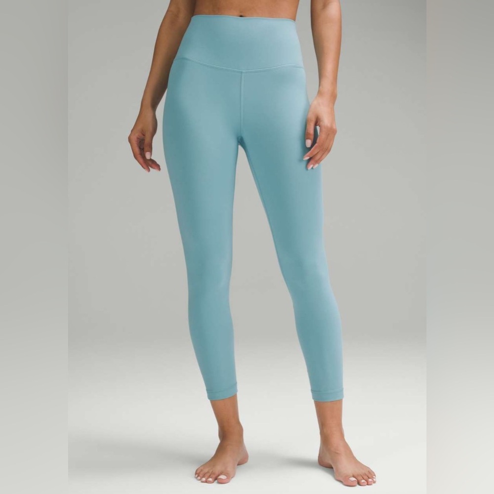 Lululemon Align HR Lined Crop 23" in Tidal Teal Size 14